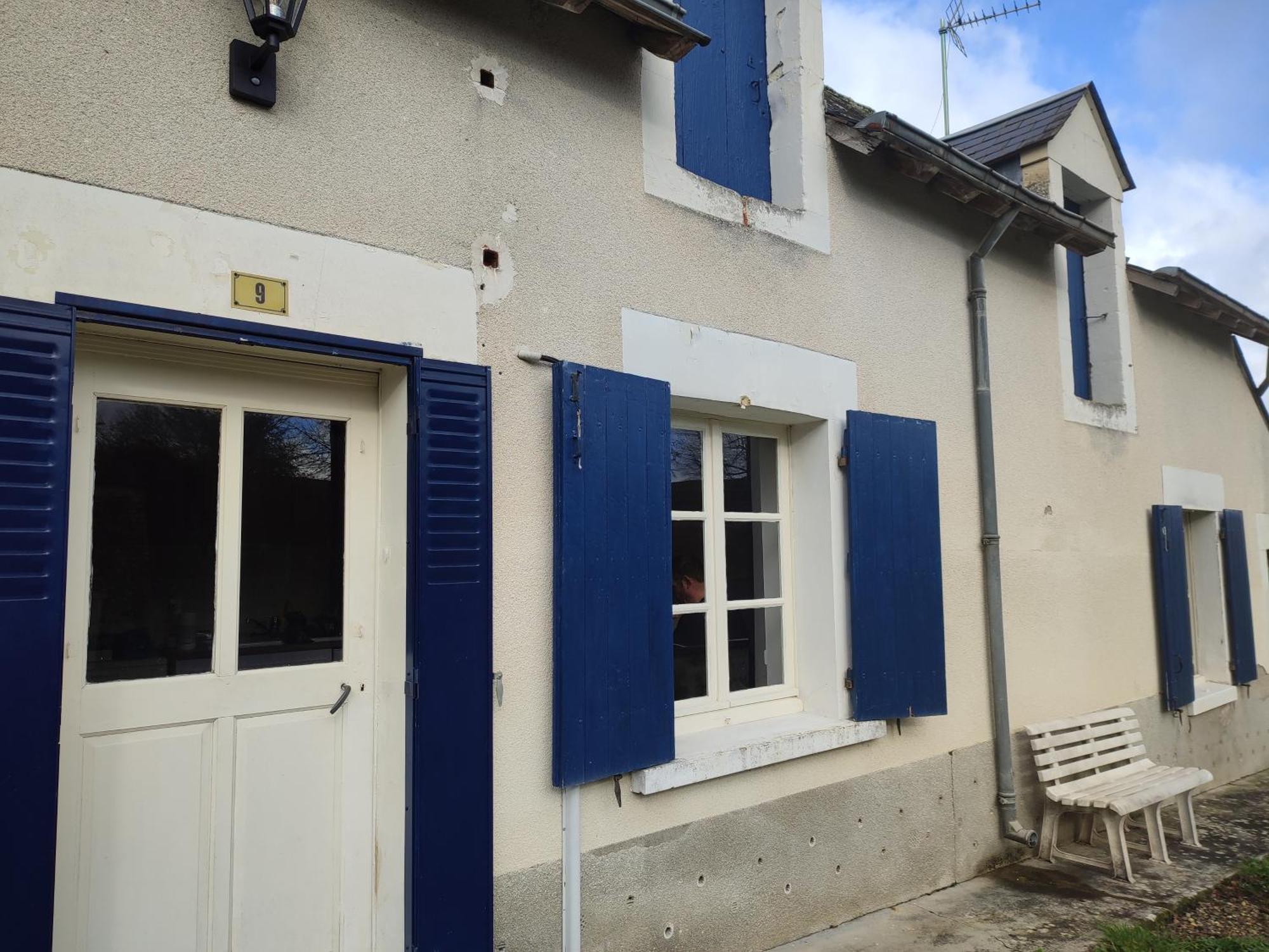Maison Plain Pied, 2 Chambres, Longere Typique , Fraiche, Dans Bourg Avec Tous Commerces Luçay-le-Mâle Dış mekan fotoğraf