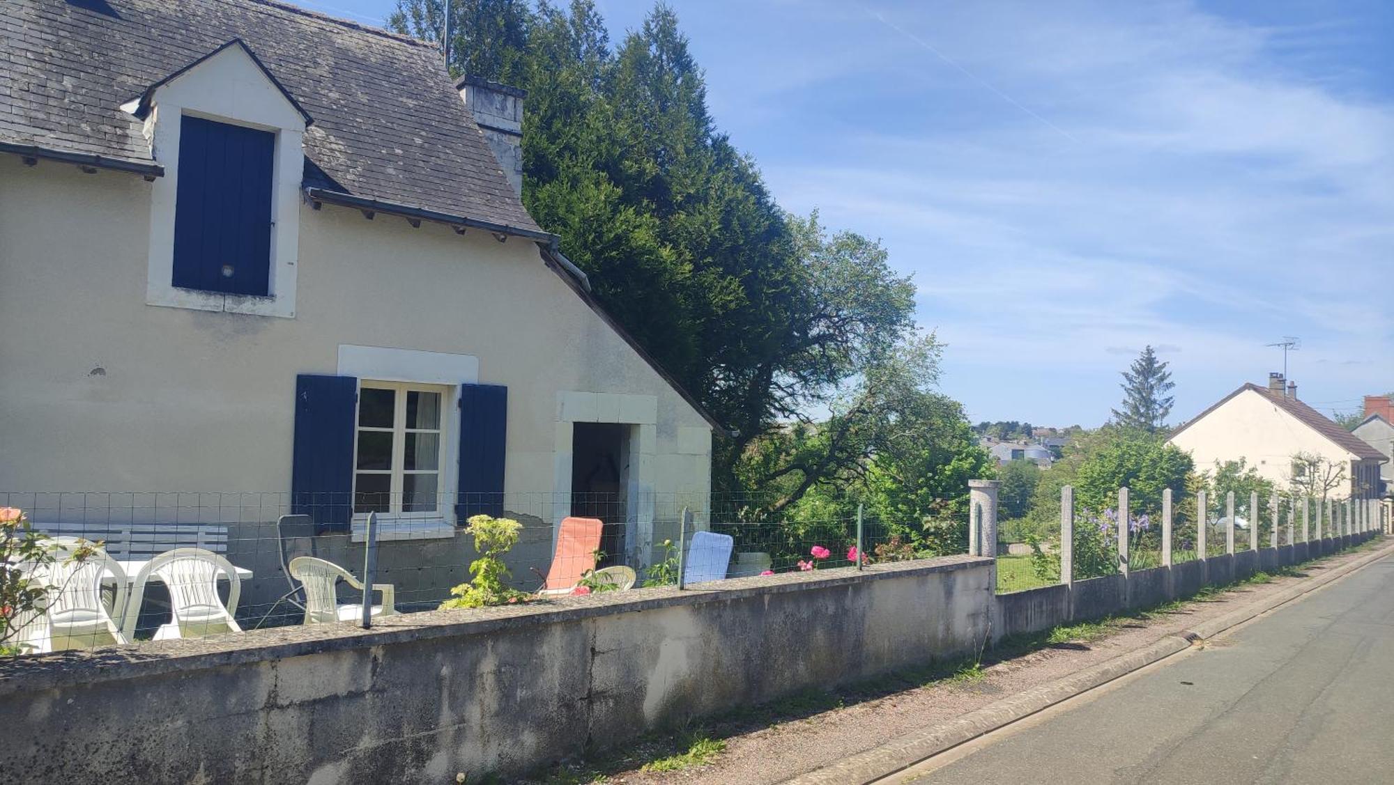 Maison Plain Pied, 2 Chambres, Longere Typique , Fraiche, Dans Bourg Avec Tous Commerces Luçay-le-Mâle Dış mekan fotoğraf
