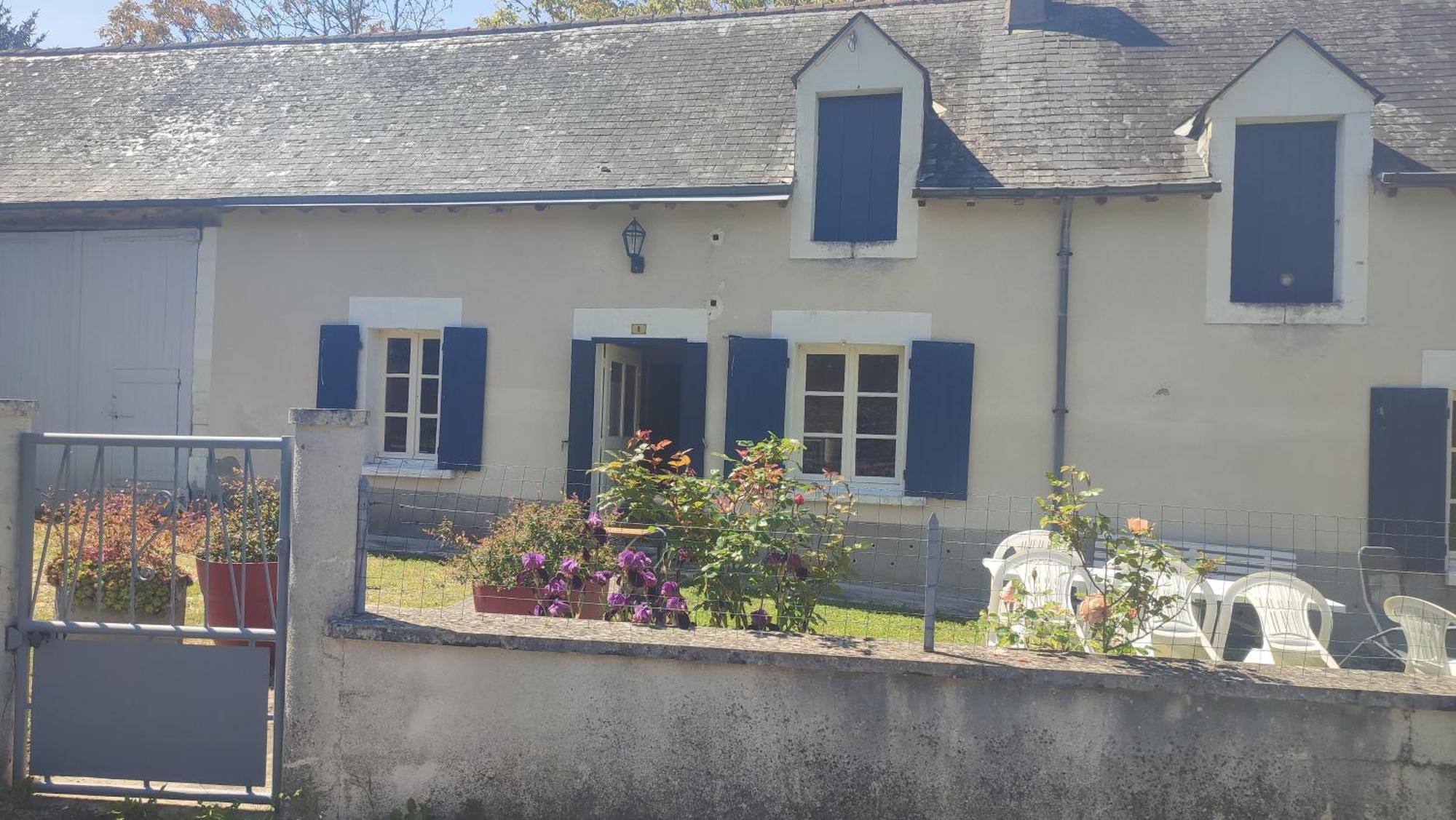 Maison Plain Pied, 2 Chambres, Longere Typique , Fraiche, Dans Bourg Avec Tous Commerces Luçay-le-Mâle Dış mekan fotoğraf